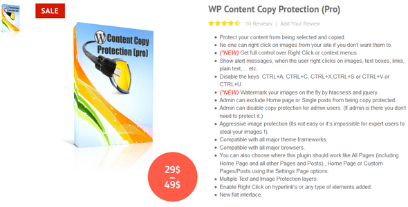 WP Content Copy Protection Pro v9.7