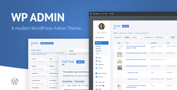 wphave Admin v2.2 – A clean and modern WordPress Admin Theme