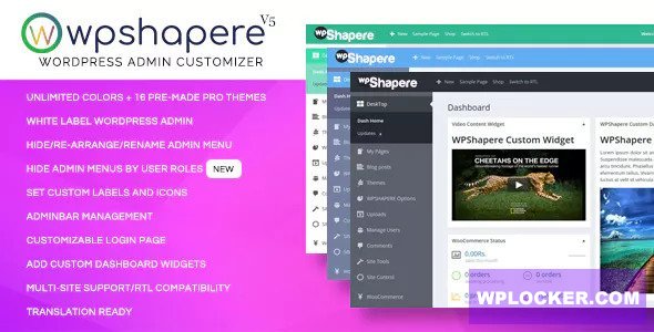 WPShapere v6.1.3 – WordPress Admin Theme
