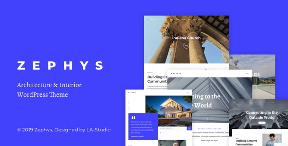 Zephys v1.0.8 – Architecture & Interior WordPress Theme