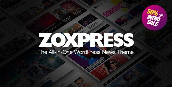 ZoxPress v2.03.0 - All-In-One WordPress News Theme