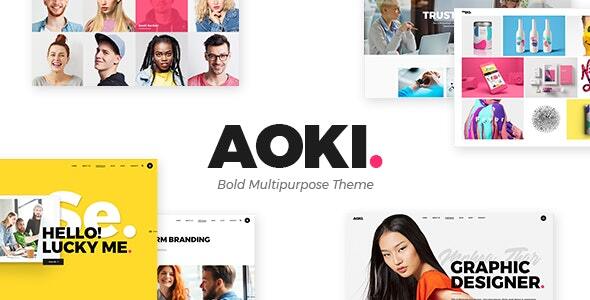 Aoki Nulled – Creative Design Agency WordPress Theme