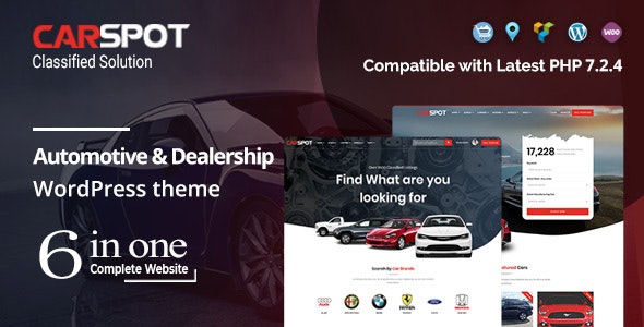 CarSpot Nulled - Dealership WordPress Classified Theme