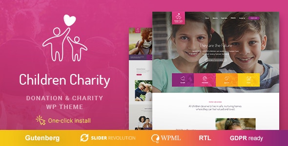 Children Charity Nulled – Nonprofit & NGO Theme