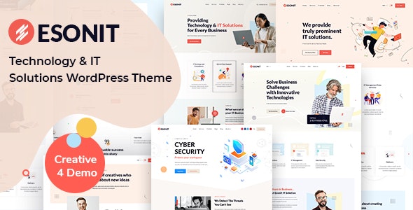 Esonit Nulled – IT solutions WordPress Theme
