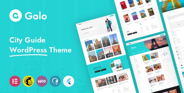 Golo Nulled - Directory & Listing, Travel WordPress Theme