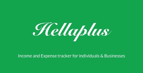 Hellaplus – Income and Expense Tracker for Individuals & Businesses Script