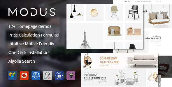 Modus Nulled - Modern Furniture WooCommerce Theme