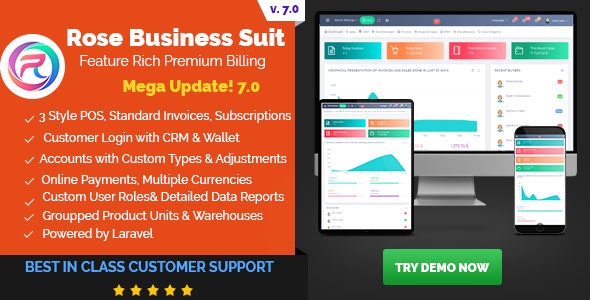 Rose Business Suite Nulled – Accounting, CRM and POS Software