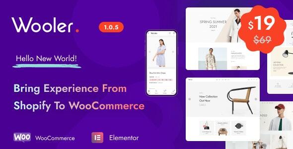 Wooler - Conversion Optimized WooCommerce Theme