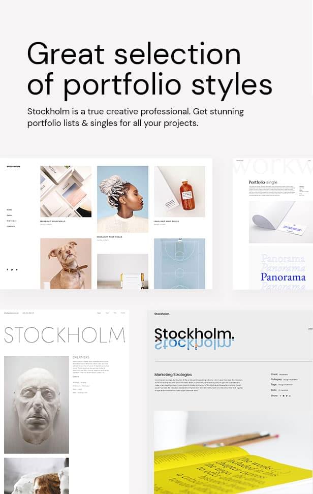 great-selection-of-portfolio-styles