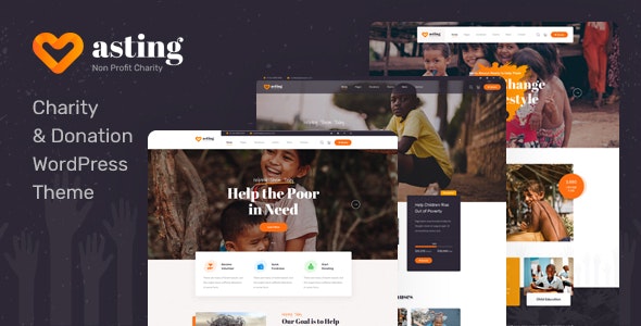 Asting – Charity & Donation WordPress Theme v1.0.4