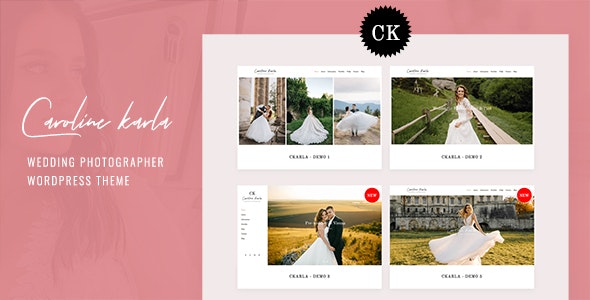 Ckarla Wedding Photography WordPress Theme v1.0