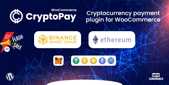 Codecanyon CryptoPay WooCommerce Cryptocurrency payment plugin v1.0