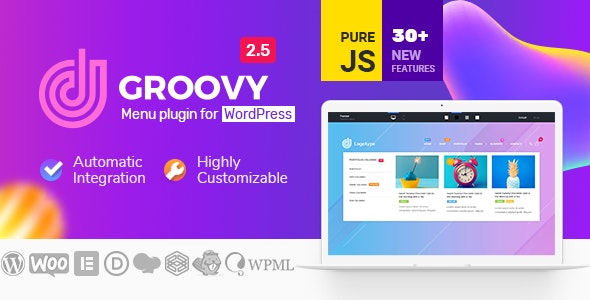 Codecanyon – Groovy Mega Menu – Responsive Mega Menu Plugin for WordPress v2.5.7