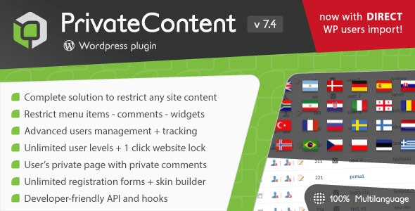Codecanyon – PrivateContent – Multilevel Content Plugin v7.4.7