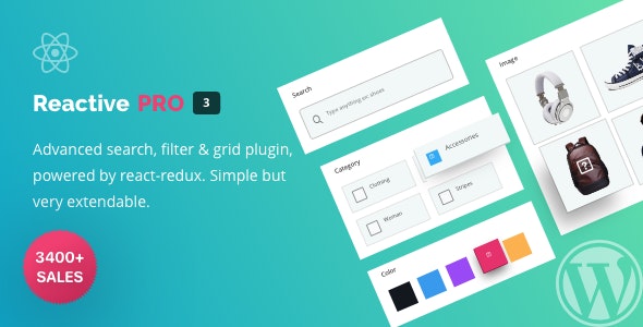 Codecanyon – Reactive Search Pro – Advanced WordPress Search & Filter Plugin with Map Grid v4.0.10