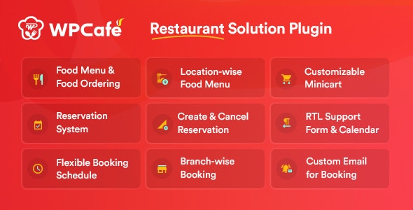 Codecanyon Restaurant Reservation Food Menu Food Ordering for WooCommerce v1.4.3