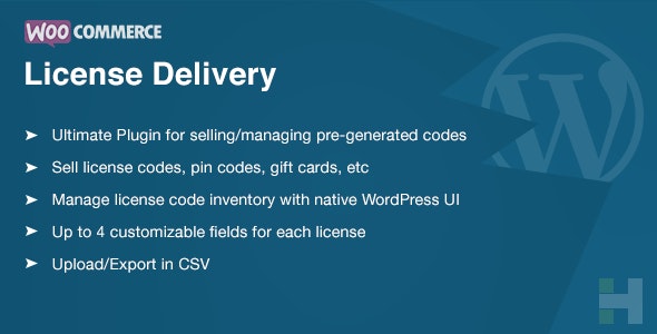 Codecanyon – WooCommerce License Delivery & Management v2.1.5