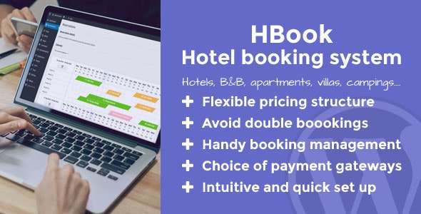 Codecanyon HBook Hotel booking system WordPress Plugin v2.0.3
