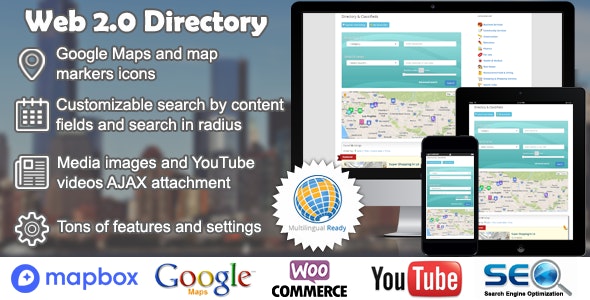 Codecanyon Web 2.0 Directory plugin for WordPress v2.8.0 Nulled