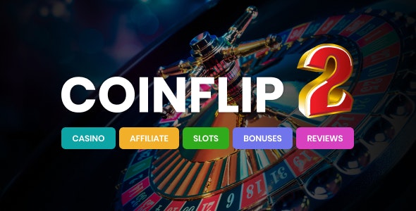Coinflip – Casino Affiliate & Gambling WordPress Theme v2.1