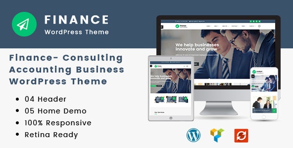 Finance Consulting Accounting WordPress Theme v1.4.0 Nulled