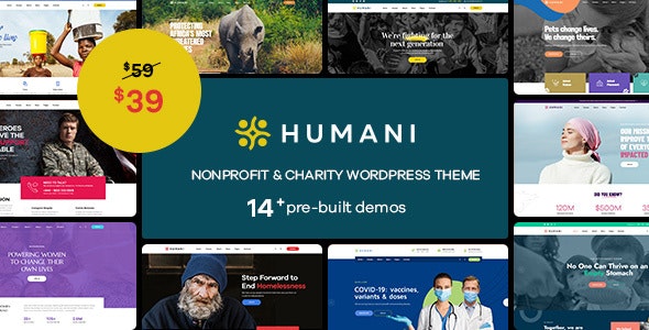 Humani – Nonprofit & Charity WordPress Theme v1.0.2