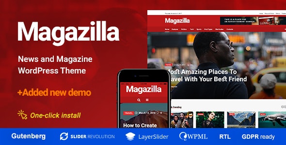 Magazilla – News & Magazine Theme v1.0.7