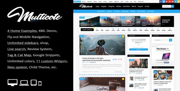 Multicote – Magazine and WooCommerce WordPress Theme v2.6