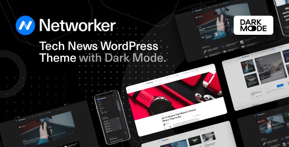 Networker Tech News WordPress Theme with Dark Mode v1.1.2 Nulled