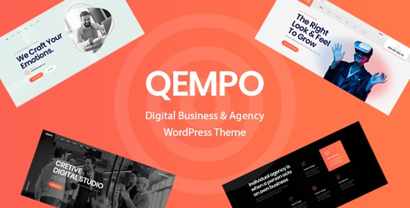 Qempo Digital Agency Services WordPress Theme v1.0