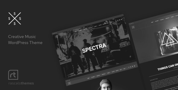 Spectra – Music Theme for WordPress v2.6.1