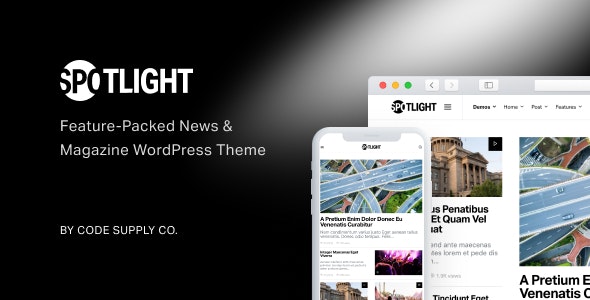 Spotlight Feature Packed News Magazine WordPress Theme 1 October 21