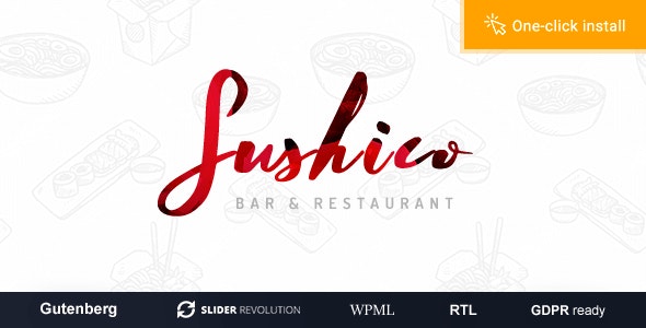 Sushico – Sushi and Asian Food Restaurant WordPress Theme v1.0.6