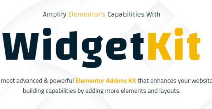 ThemesGrove – WidgetKit Pro Elementor Addons Kit v1.11