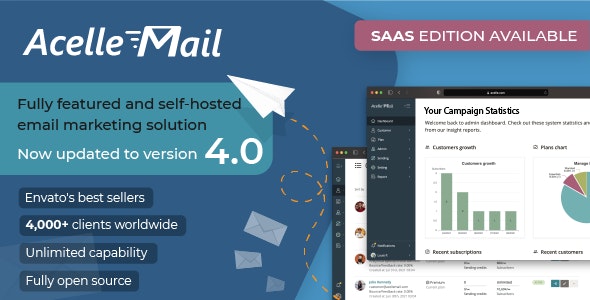Codecanyon Acelle Email Marketing Web Application v4.0.24 Nulled