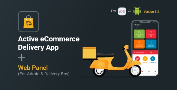 Codecanyon – Active eCommerce Delivery Boy Flutter App v1.3