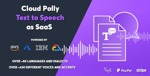 Codecanyon – Cloud Polly – Ultimate Text to Speech as SaaS v1.0.1
