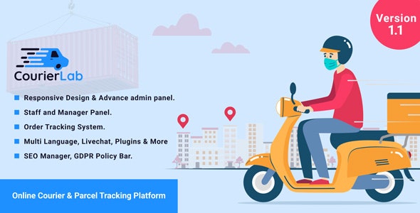 Codecanyon CourierLab Online Courier And Parcel Tracking Platform v1.1