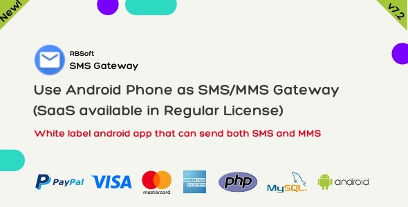 Codecanyon SMS Gateway Use Your Android Phone as SMS MMS Gateway SaaS v7.2.2