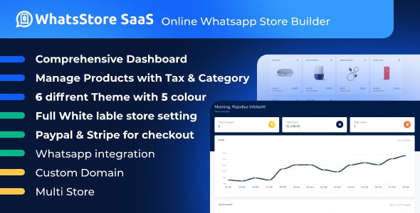 Codecanyon – WhatsStore SaaS – Online WhatsApp Store Builder v3.9