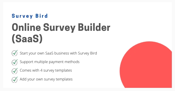 Codecanyon Survey Bird Online Survey Builder SaaS v1.3