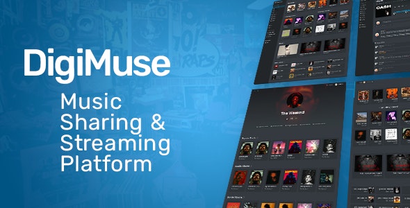 DigiMuse Music Streaming Platform v1.12 Nulled