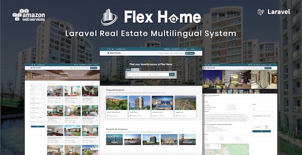 Flex Home Laravel Real Estate Multilingual System v2.29