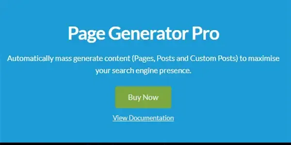 Page Generators Pro By WPzinc For WP Nulled