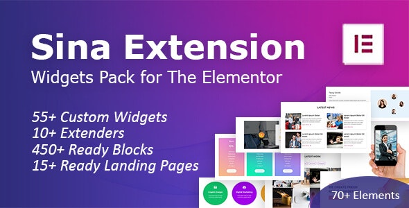 Download SEFE V1.10.3 NULLED- Sina Extension Pro for Elementor 