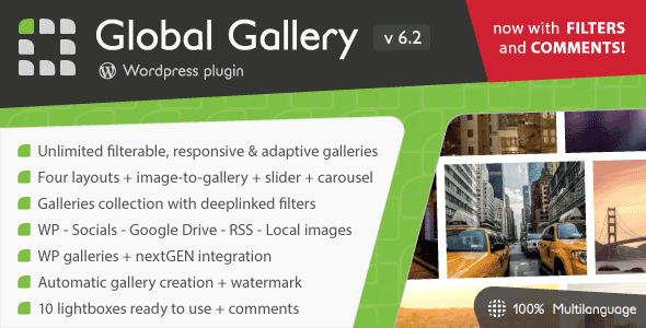 Download Free Global Gallery - Wordpress Responsive Gallery Nulled 
