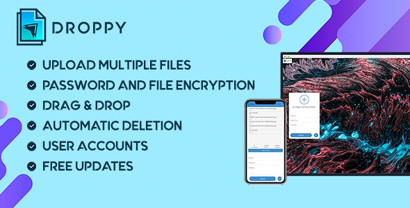 Droppy Online file transfer and sharing v2.3.9 Addons Nulled