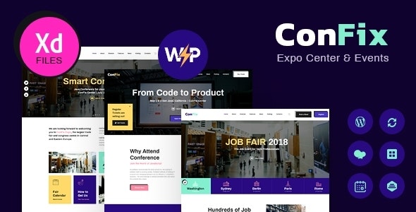 ConFix v1.0.3 - Expo & Events WordPress Theme